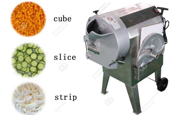 Commercial Potato Vegetable Slicer Strip Cube Cutting Machine